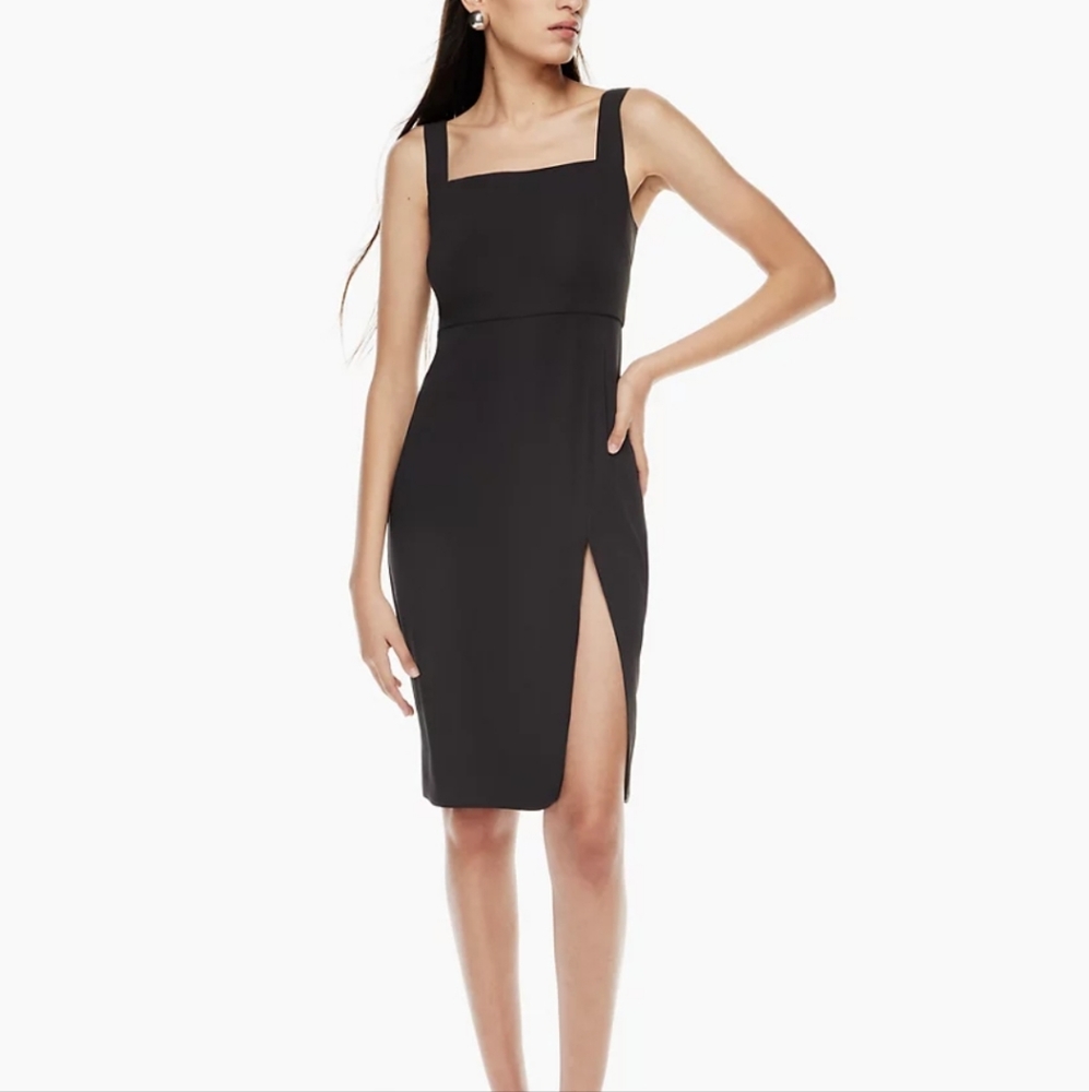 Babaton 90s Slit Midi Dress Size Small